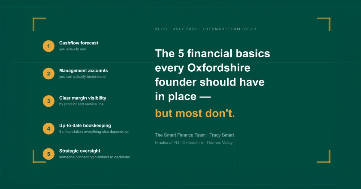 The 5 financial foundations every UK founder should have in place — but most don’t