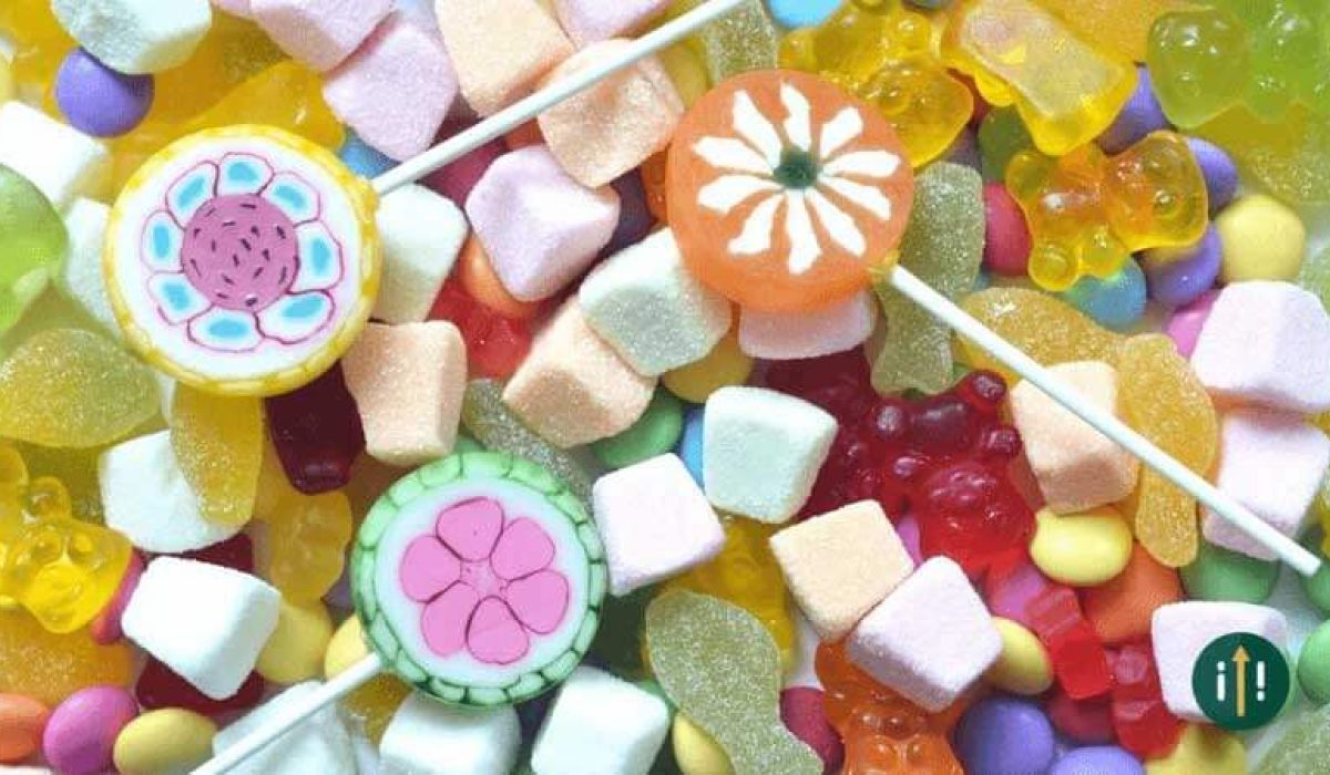 A selection of candies