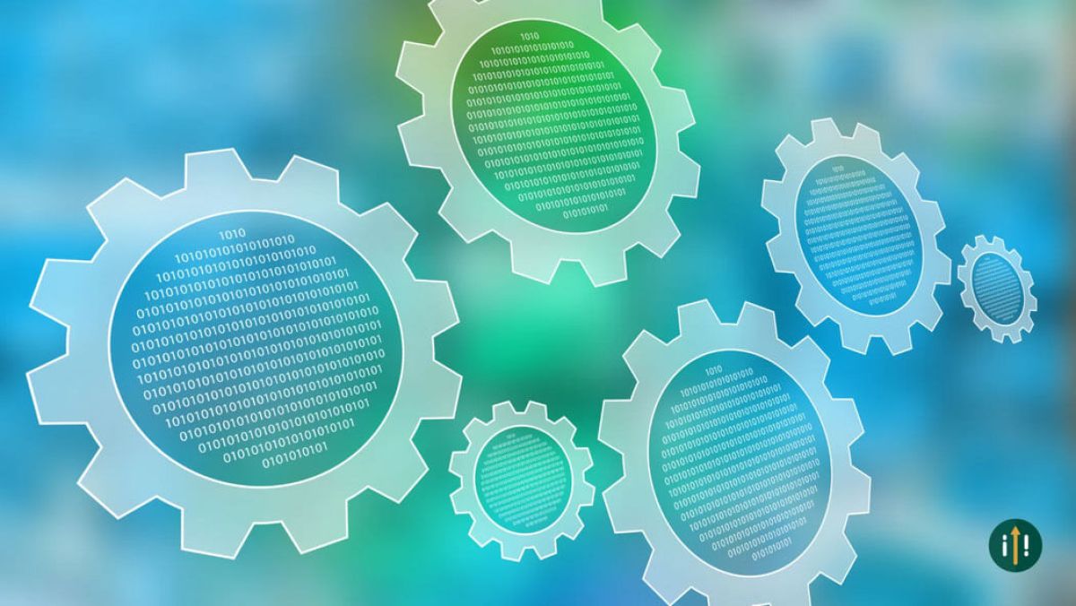 Abstract graphic of cogs
