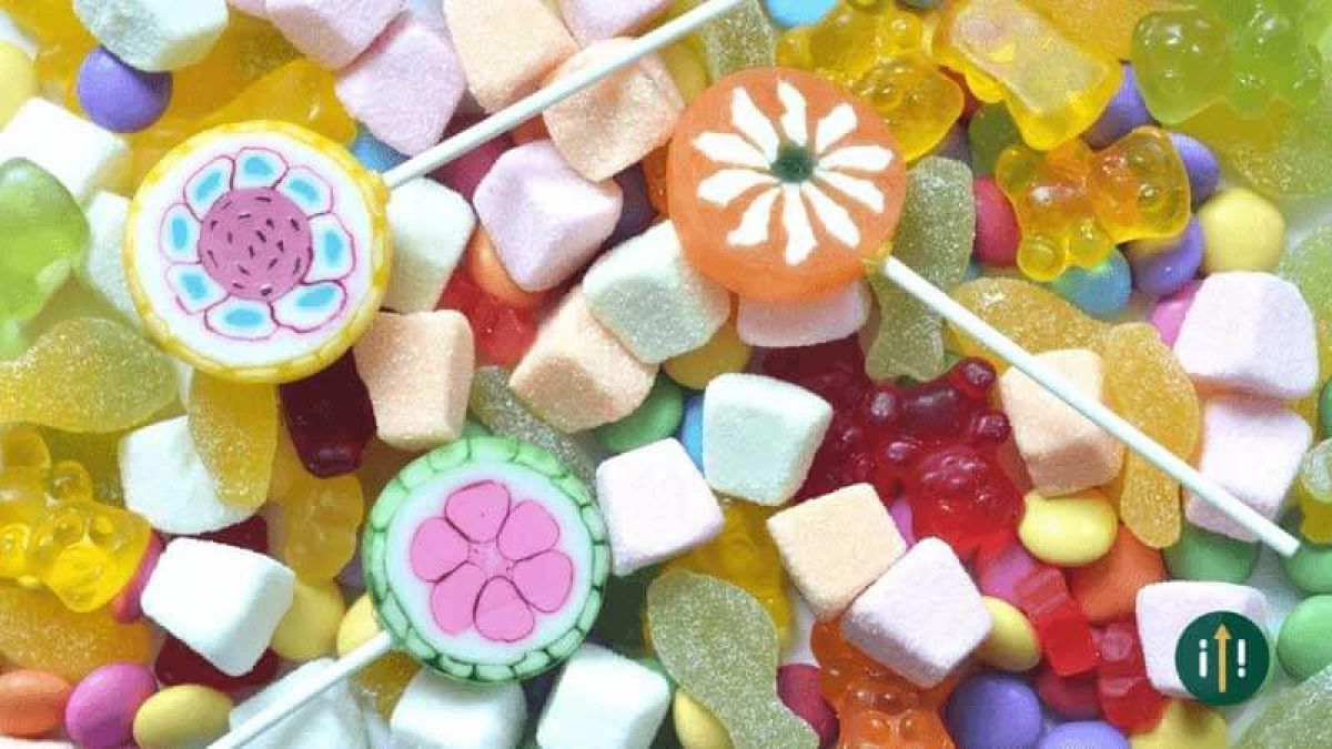 A selection of candies