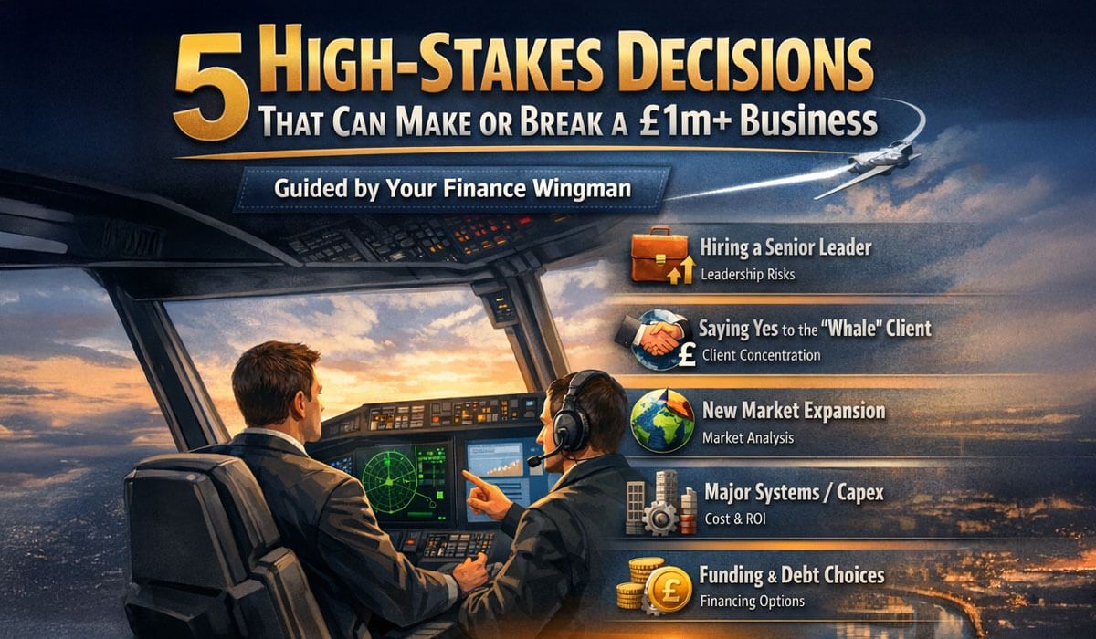 5 High-Stakes Decisions that can Make or Break a £1m+ Business