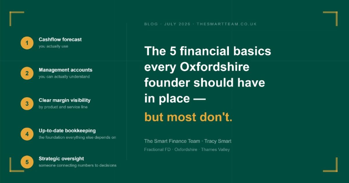 The 5 financial foundations every UK founder should have in place — but most don’t